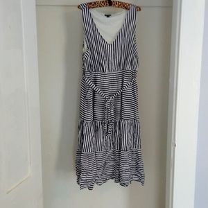 Versatile striped Torrid maxi dress in size Large